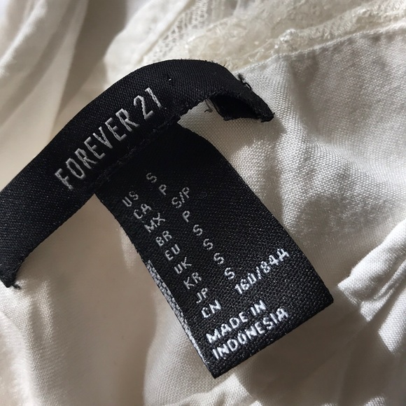 Forever 21 White Lace Mini Dress - Picture 5 of 5